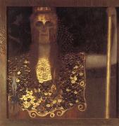 Gustav Klimt Pallas Athena oil painting